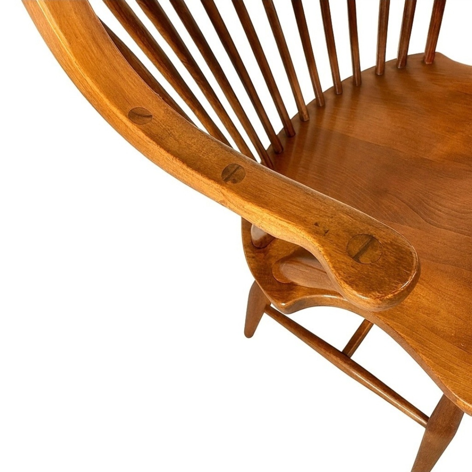 Vintage Maple Windsor Chairs (4) 1992 - image-3