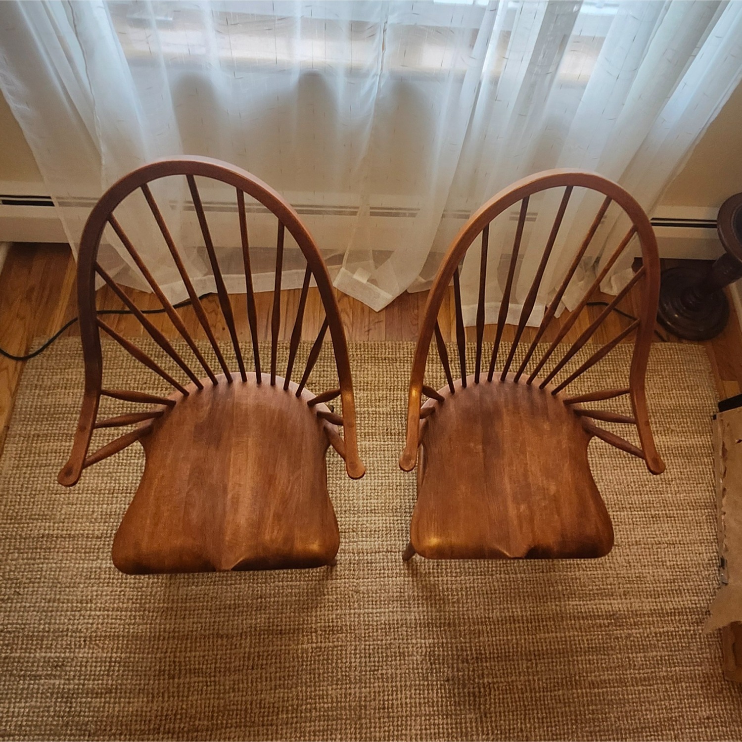Vintage Maple Windsor Chairs (4) 1992 - image-5