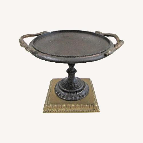Used Mid-Century Italian Bronze Tazza Candle Holder for sale on AptDeco