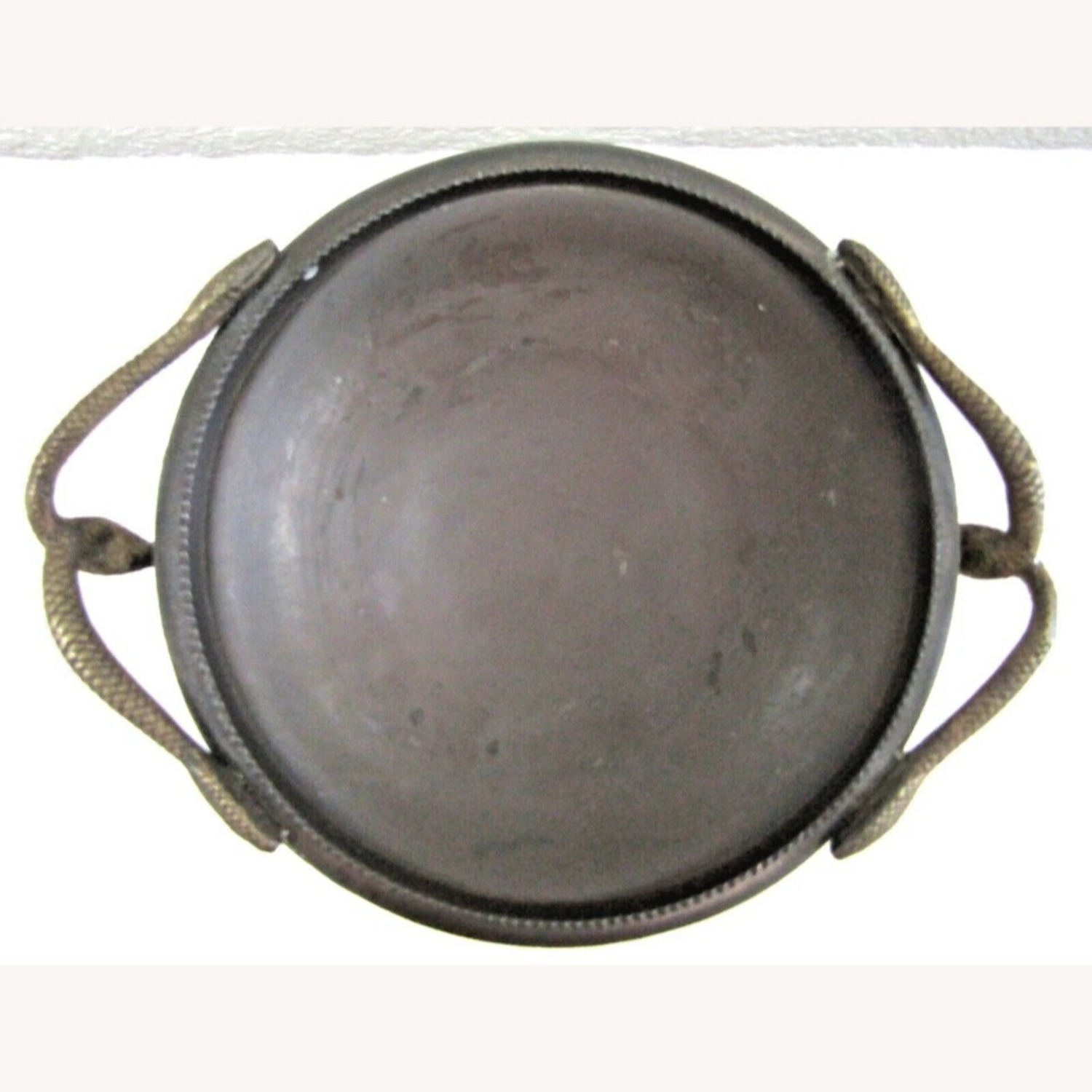 Mid-Century Italian Bronze Tazza Candle Holder - image-4
