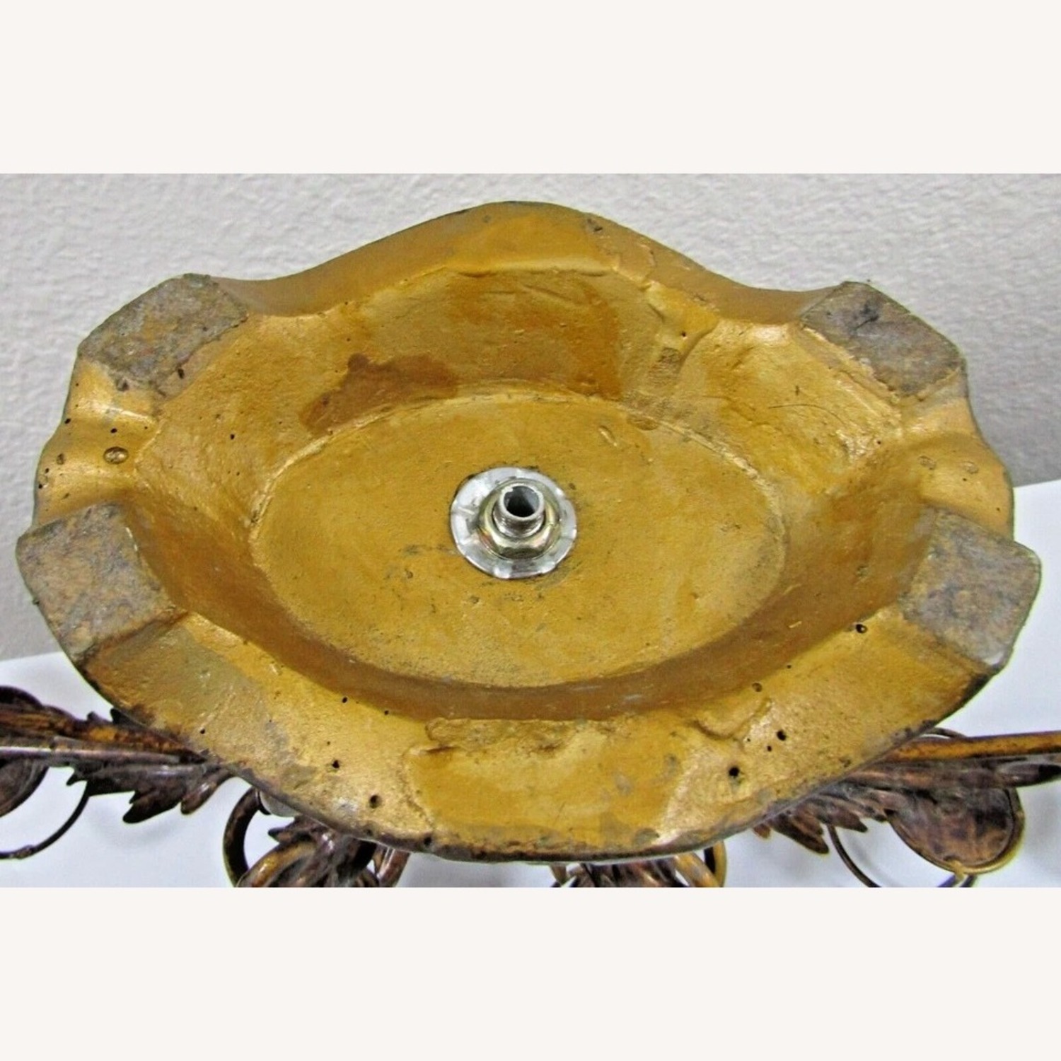 Vintage 8-Piece Centerpiece Metal Candle Holder - image-12