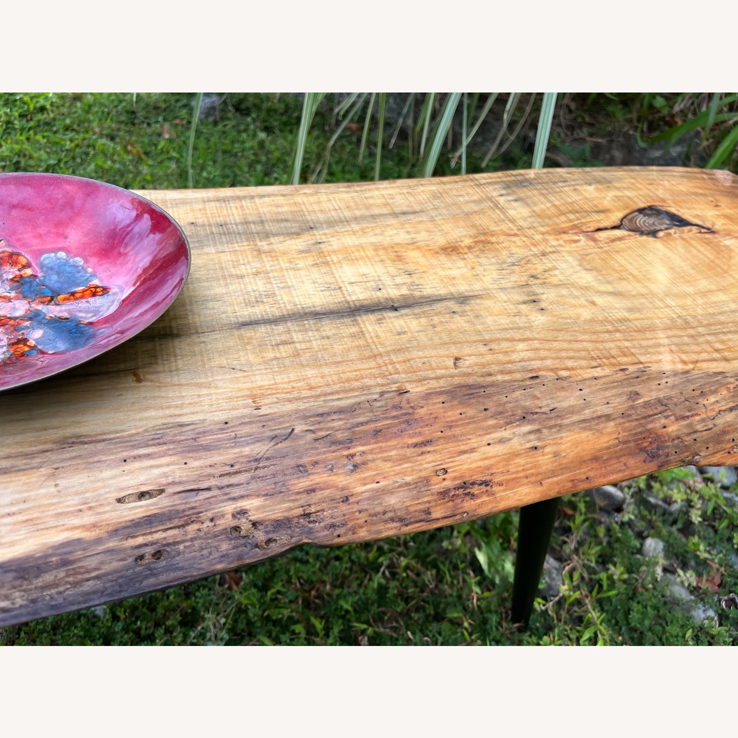 Mid Century Style Live Edge Coffee Table  - image-5