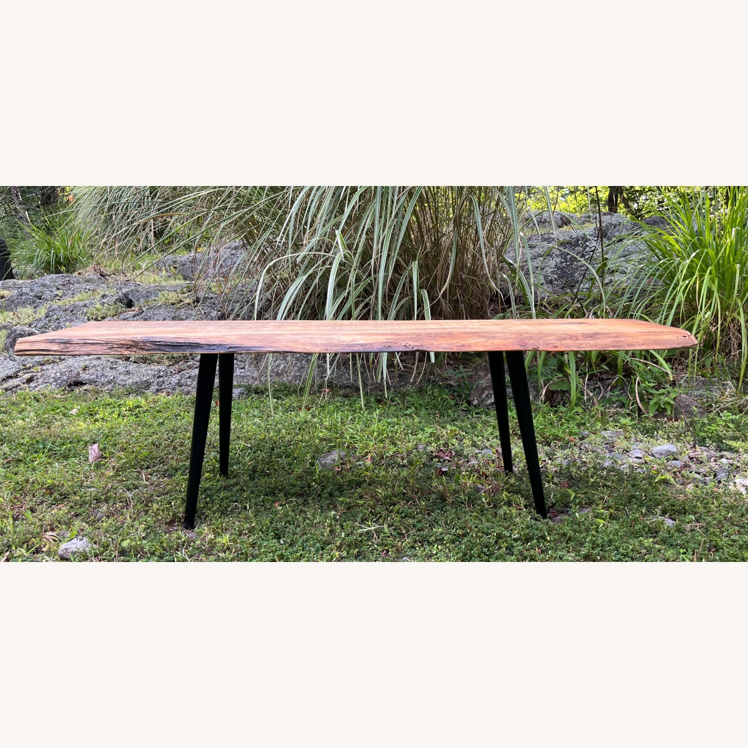 Mid Century Style Live Edge Coffee Table  - image-8