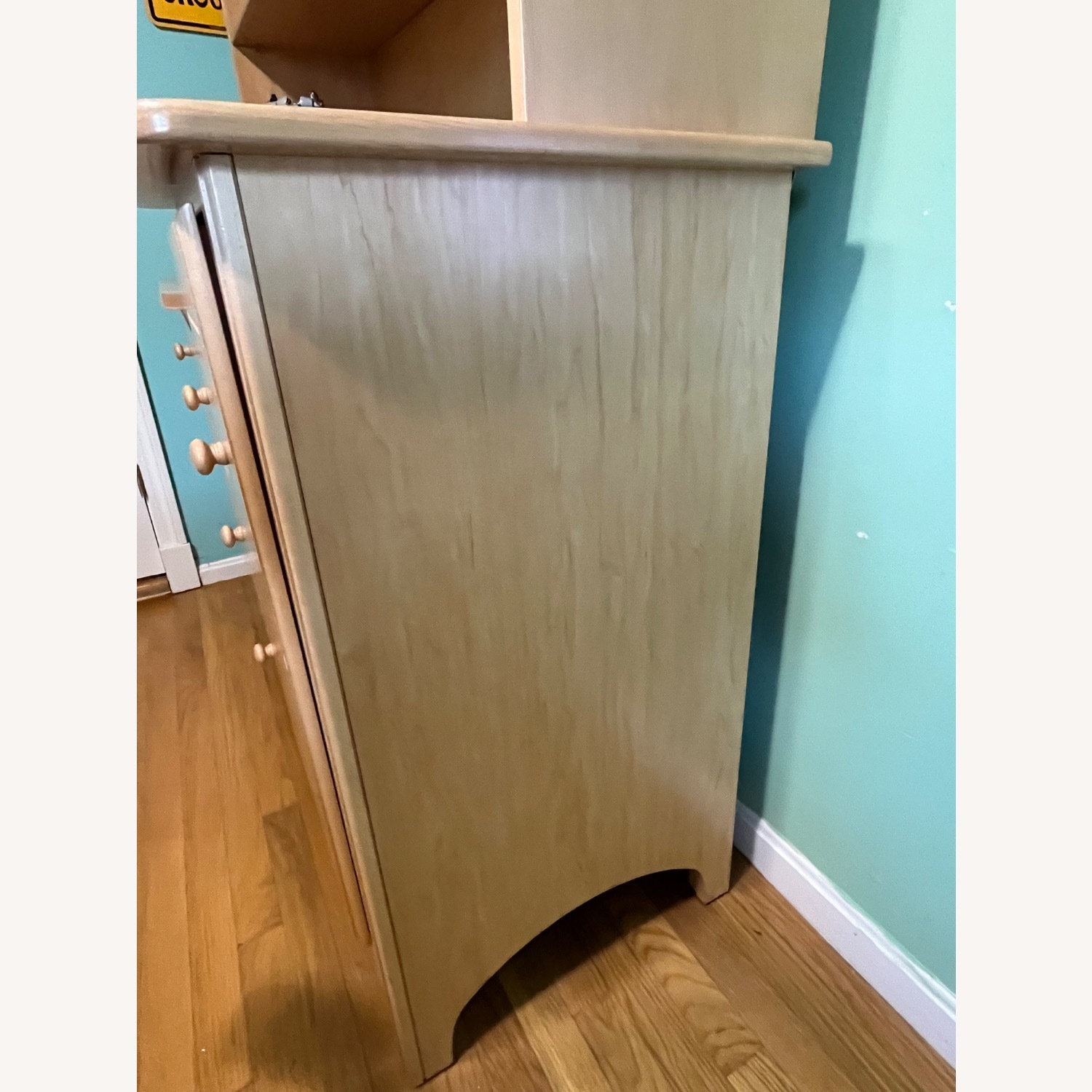 Wood Dresser with Hutch - image-4
