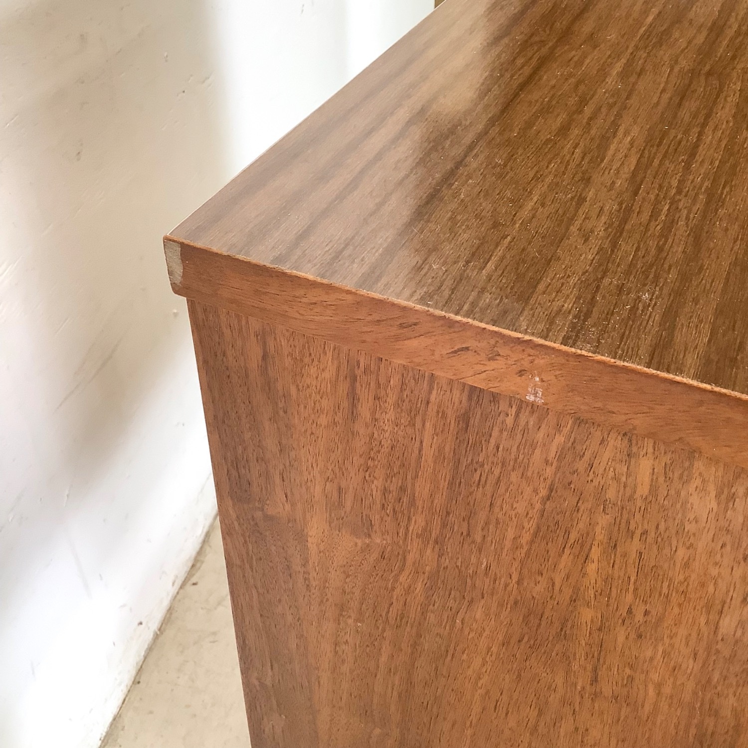 Mid-Century Twin Bedframe With Storage Headboard - image-19