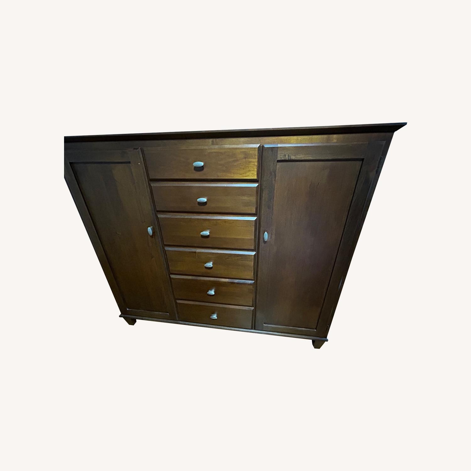 Ethan Allen Solid Wood Dresser - image-0