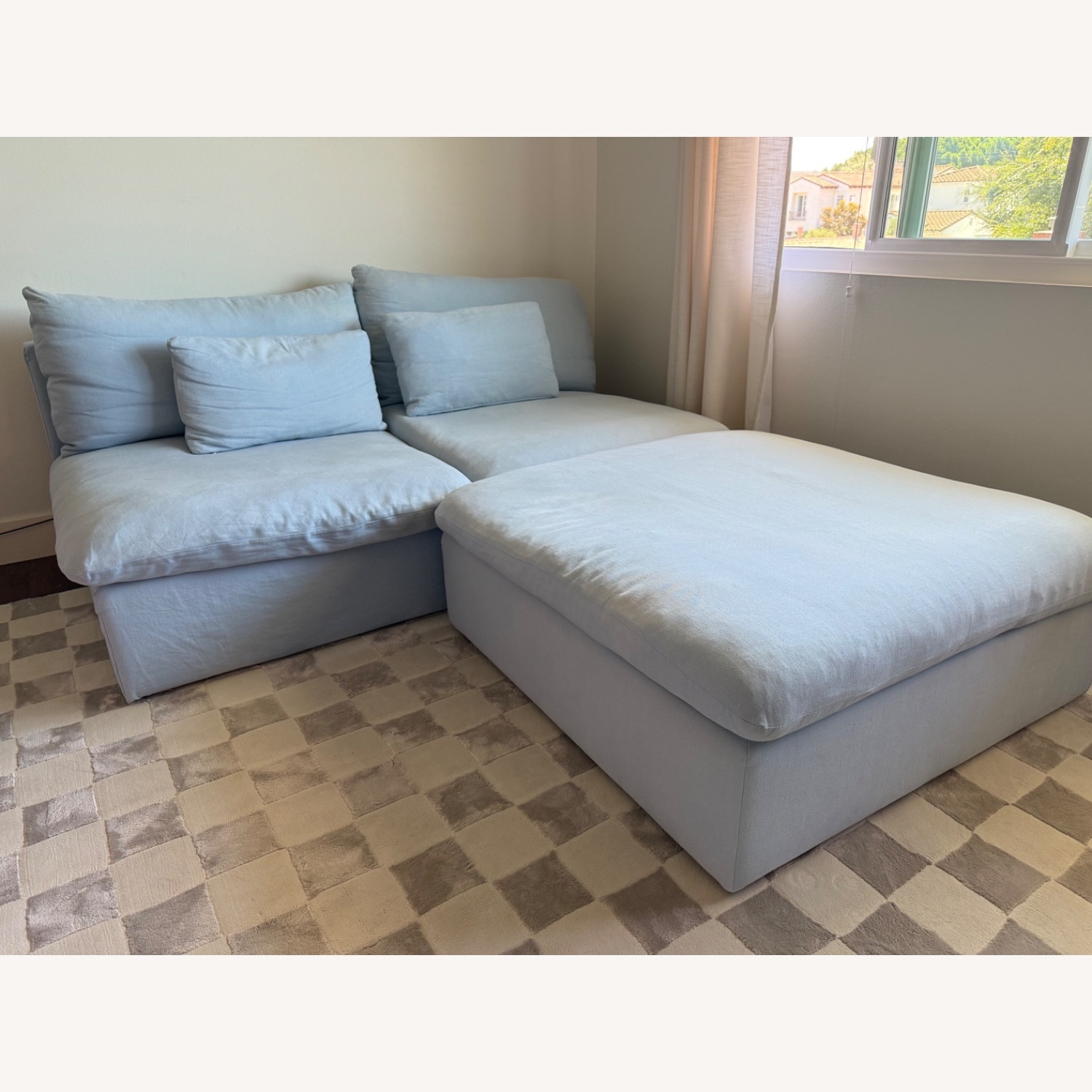 SixPenny Aria Couch + Ottoman - image-4