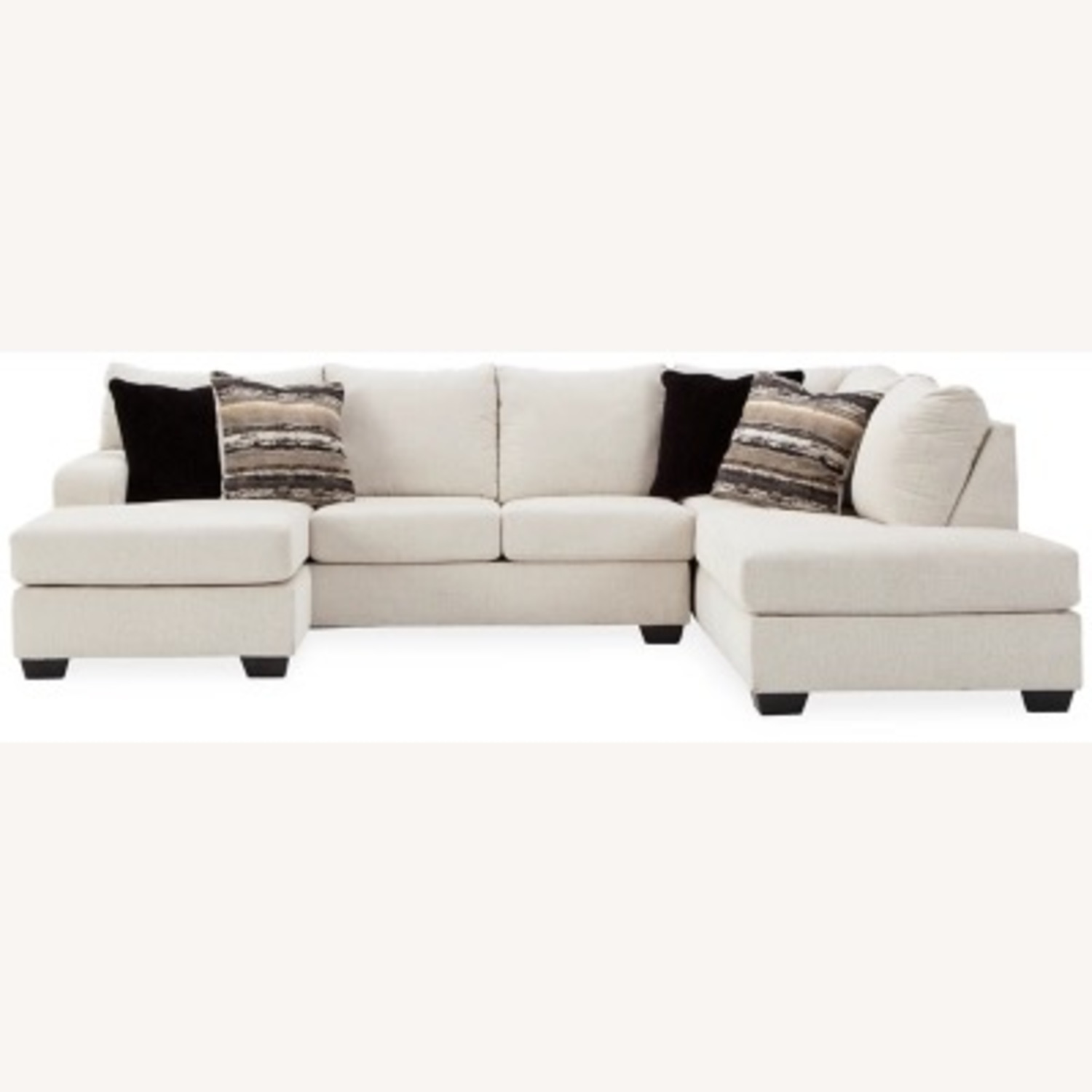 Cambri 2-Piece Sectional with Chaise – Snow - image-1