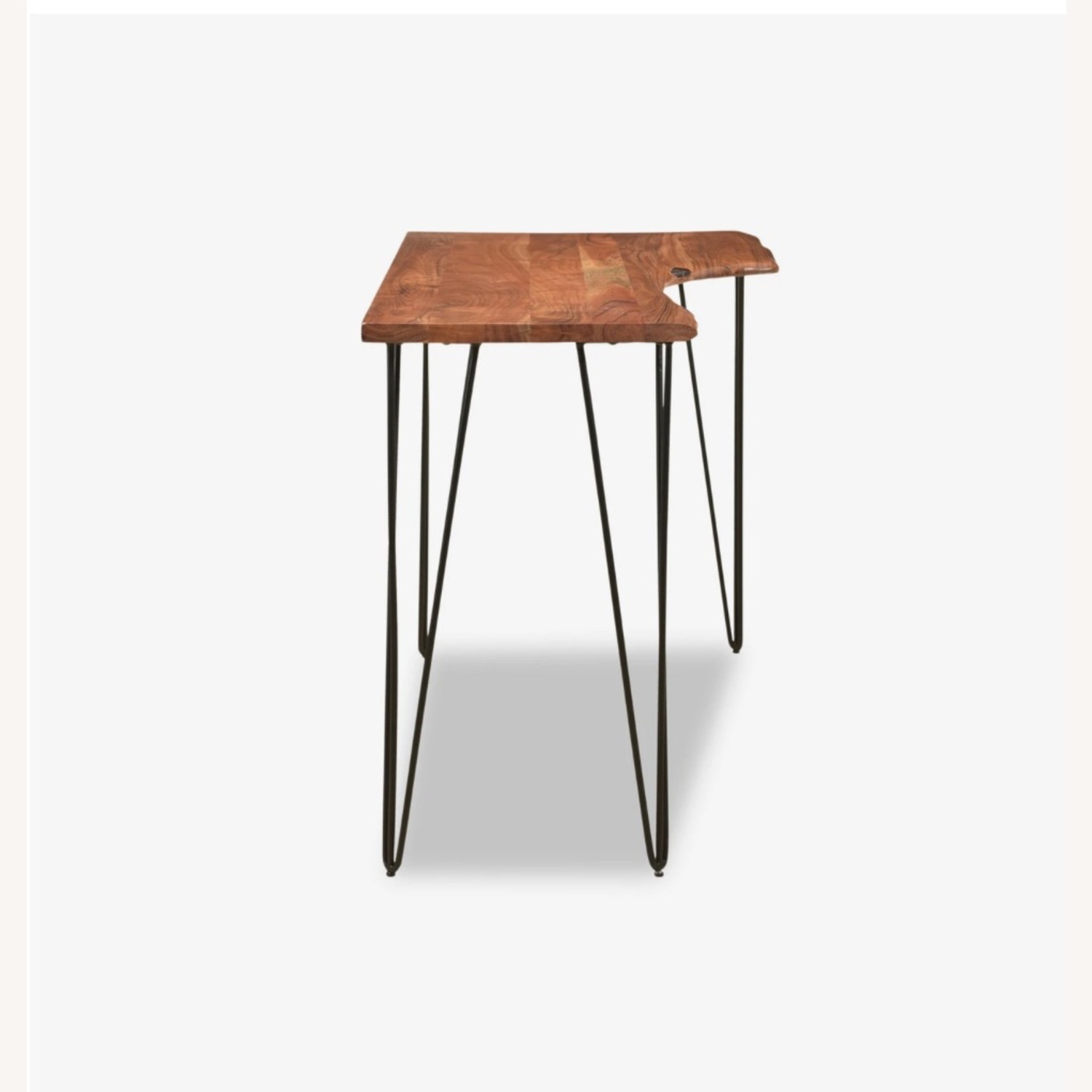 Sleek Modern Wooden Desk with Rustic Charm - image-2