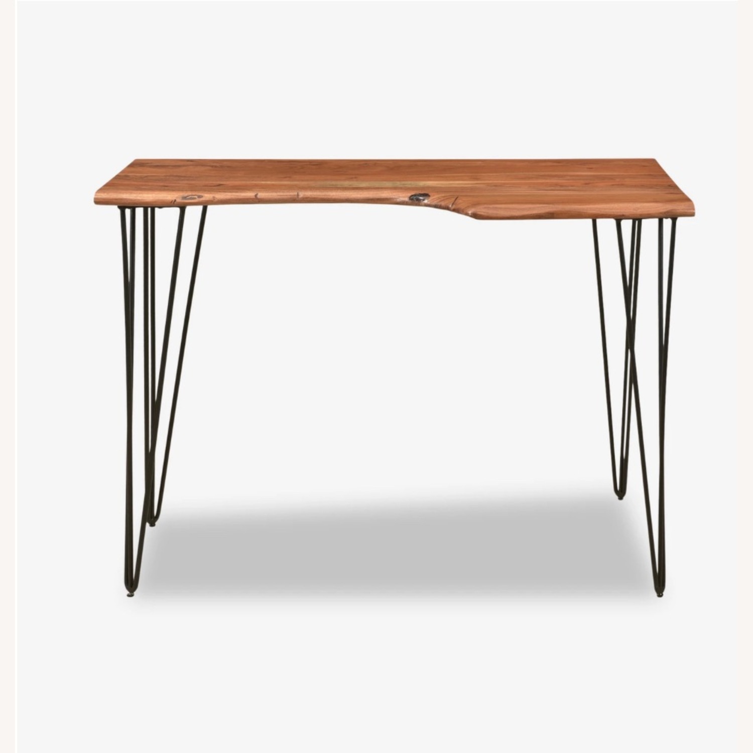 Sleek Modern Wooden Desk with Rustic Charm - image-3