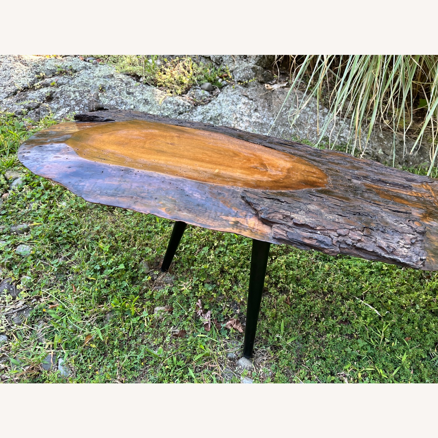 Live Edge Walnut Coffee Table Organic Style - image-12