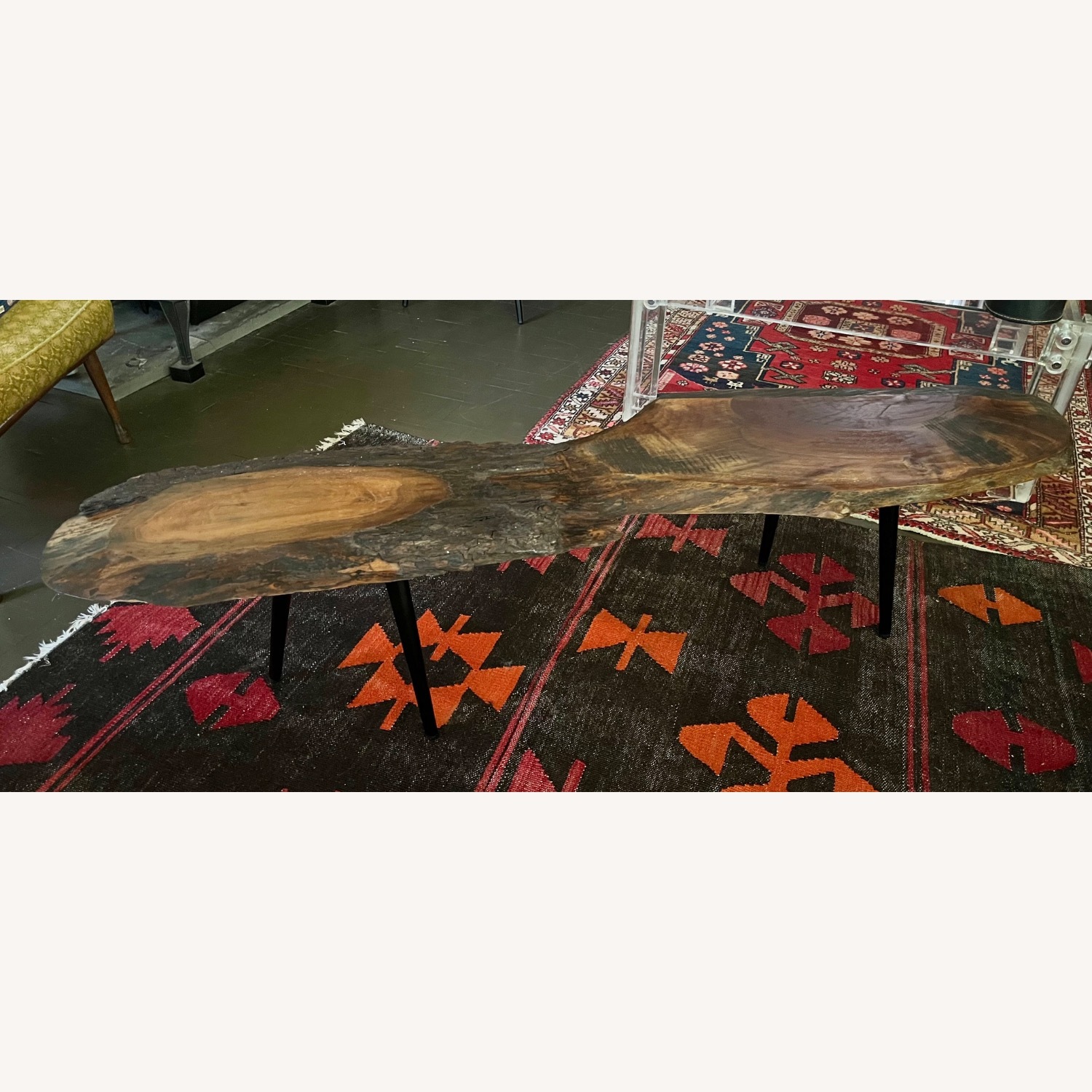 Live Edge Walnut Coffee Table Organic Style - image-6