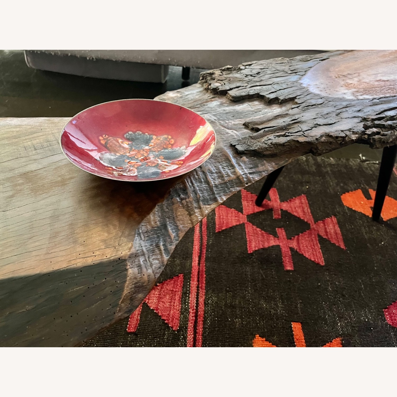 Live Edge Walnut Coffee Table Organic Style - image-5