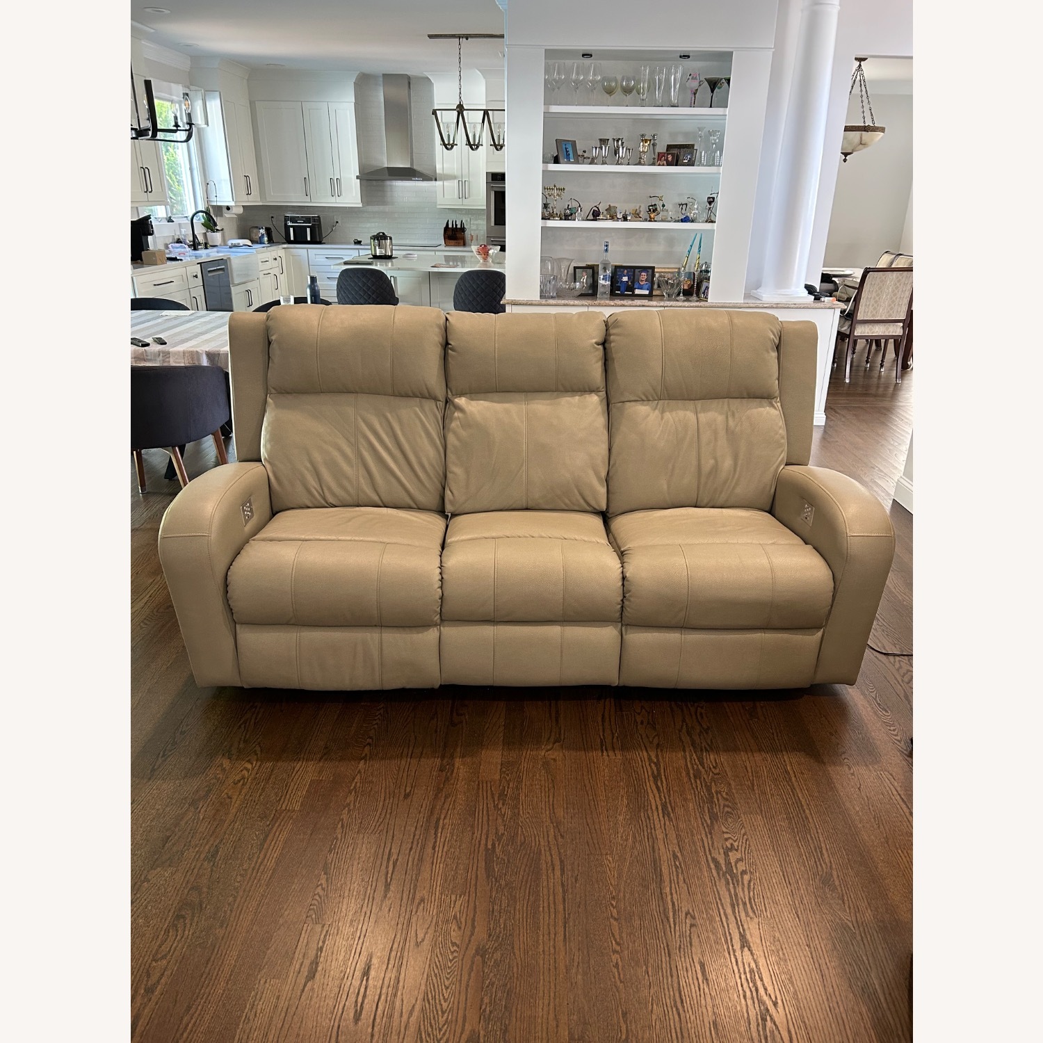 Sofa with 4 Electronic Recliners - image-4