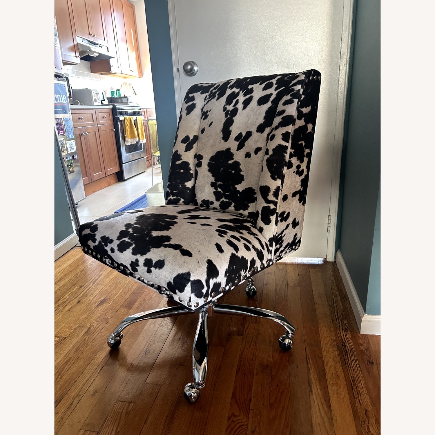 Urban Outfitters Cow Print Desk Chair - image-1