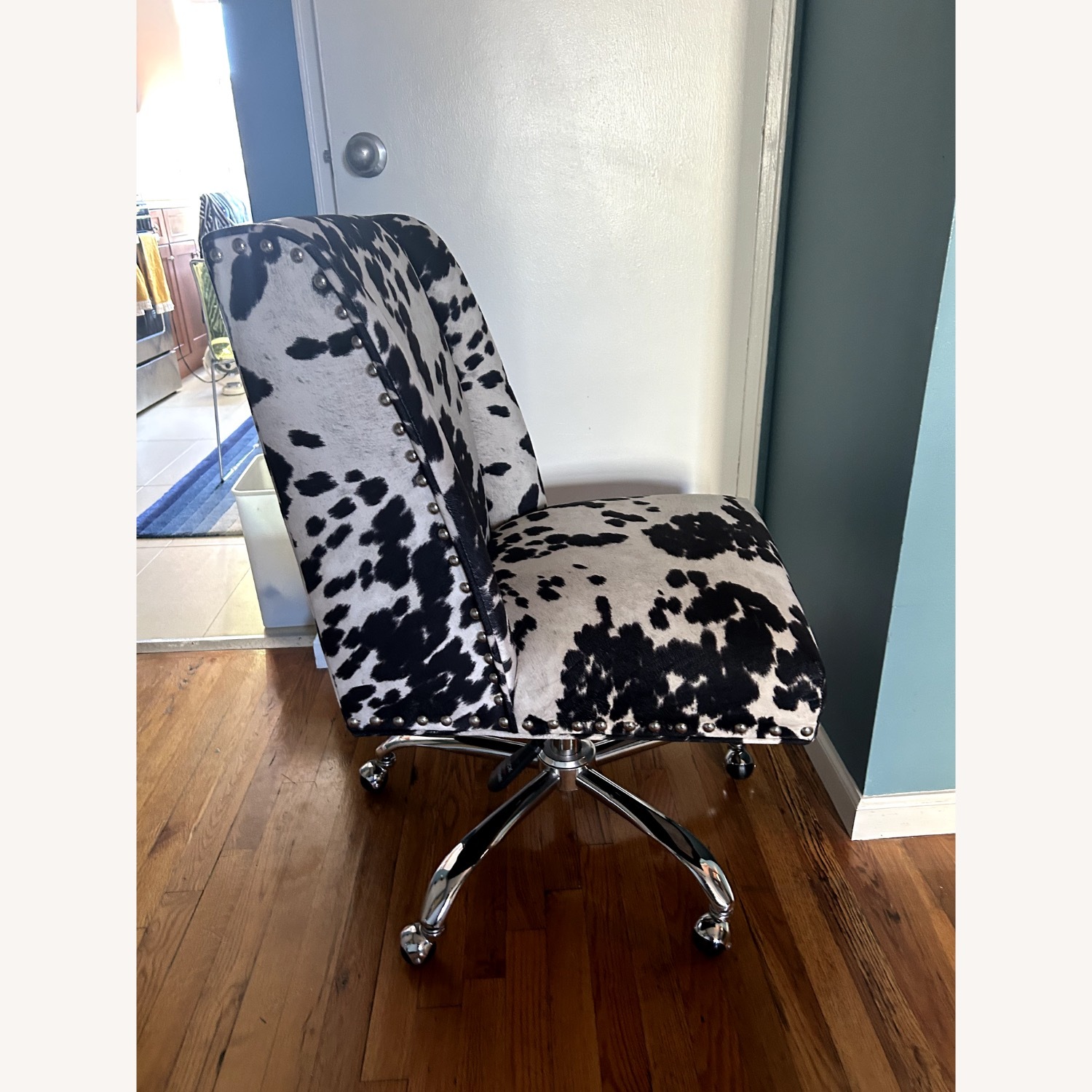 Urban Outfitters Cow Print Desk Chair - image-3
