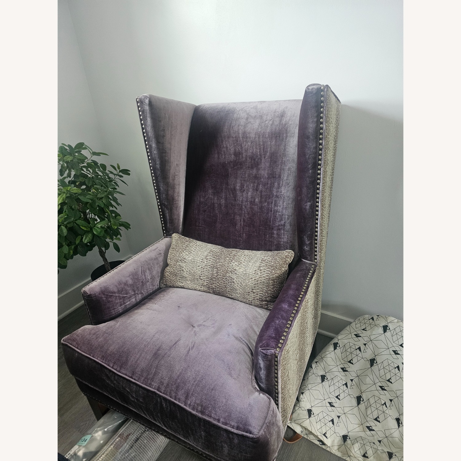 Paramus Gray Armchair - image-1