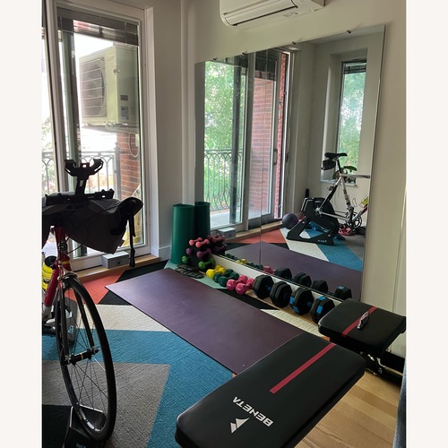 Used Fab Glass and Mirror HD Gym Mirror for sale on AptDeco