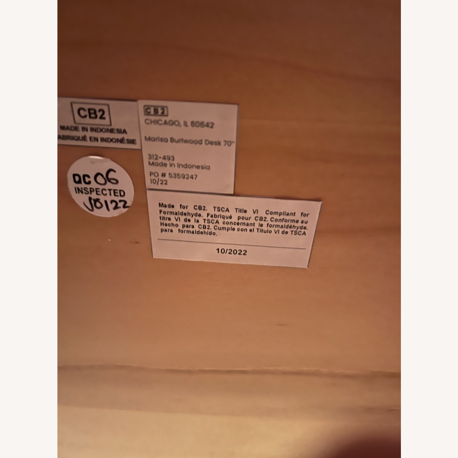 CB2 Burl Wood Table  - image-2