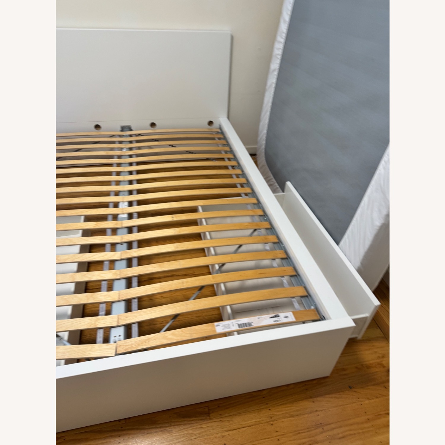 IKEA Malm White Queen Size Bed - image-3