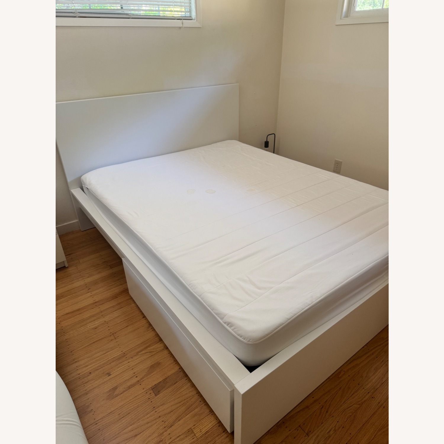 IKEA Malm White Queen Size Bed - image-7