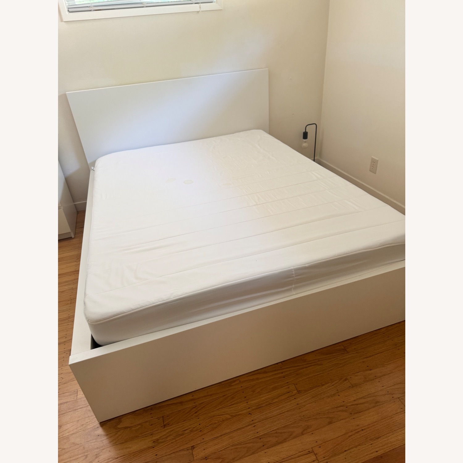 IKEA Malm White Queen Size Bed - image-6
