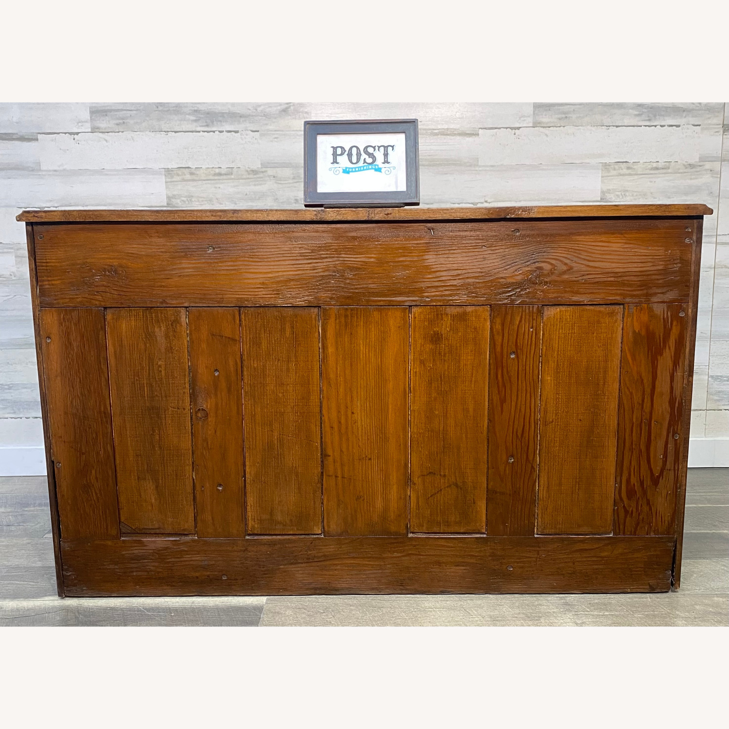 Antique Solid Wood Writing Desk - image-5