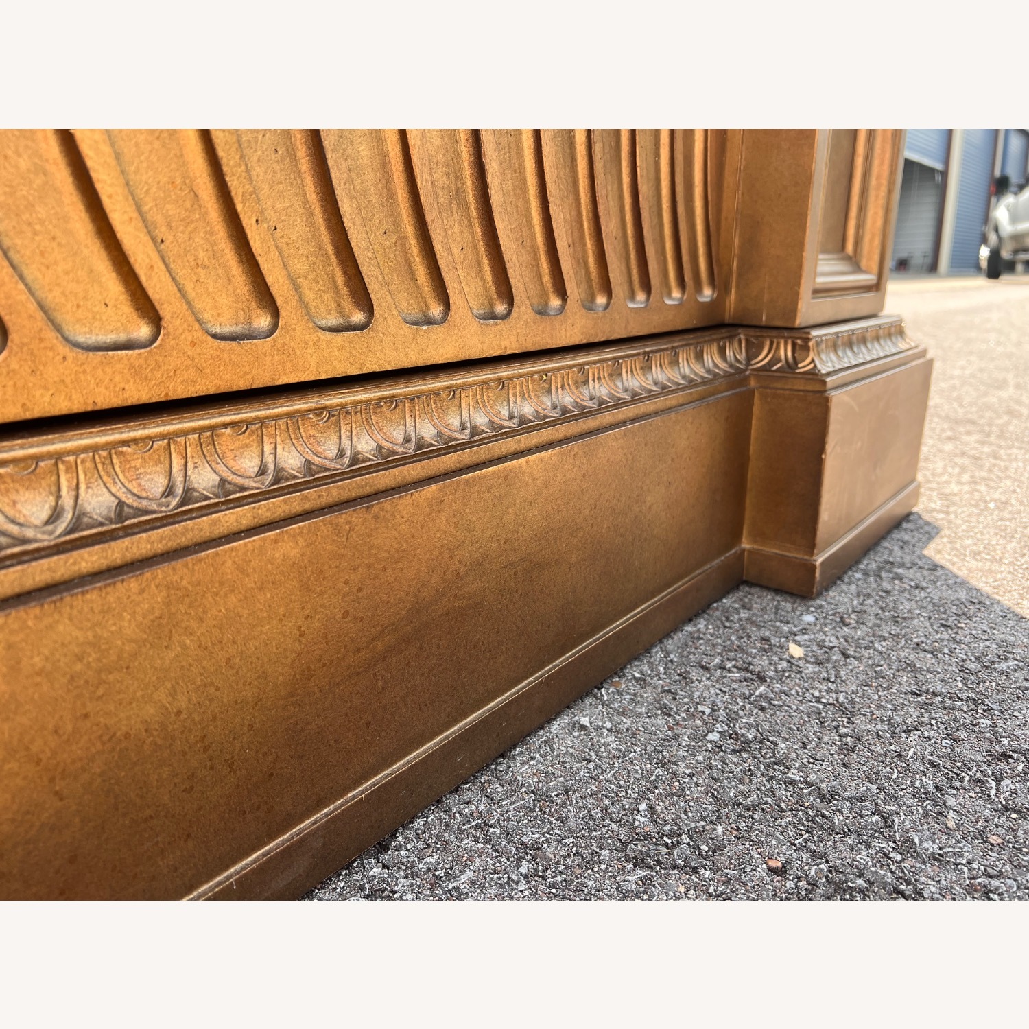 1990s Century Furniture Silk Roads Gilt Credenza  - image-4