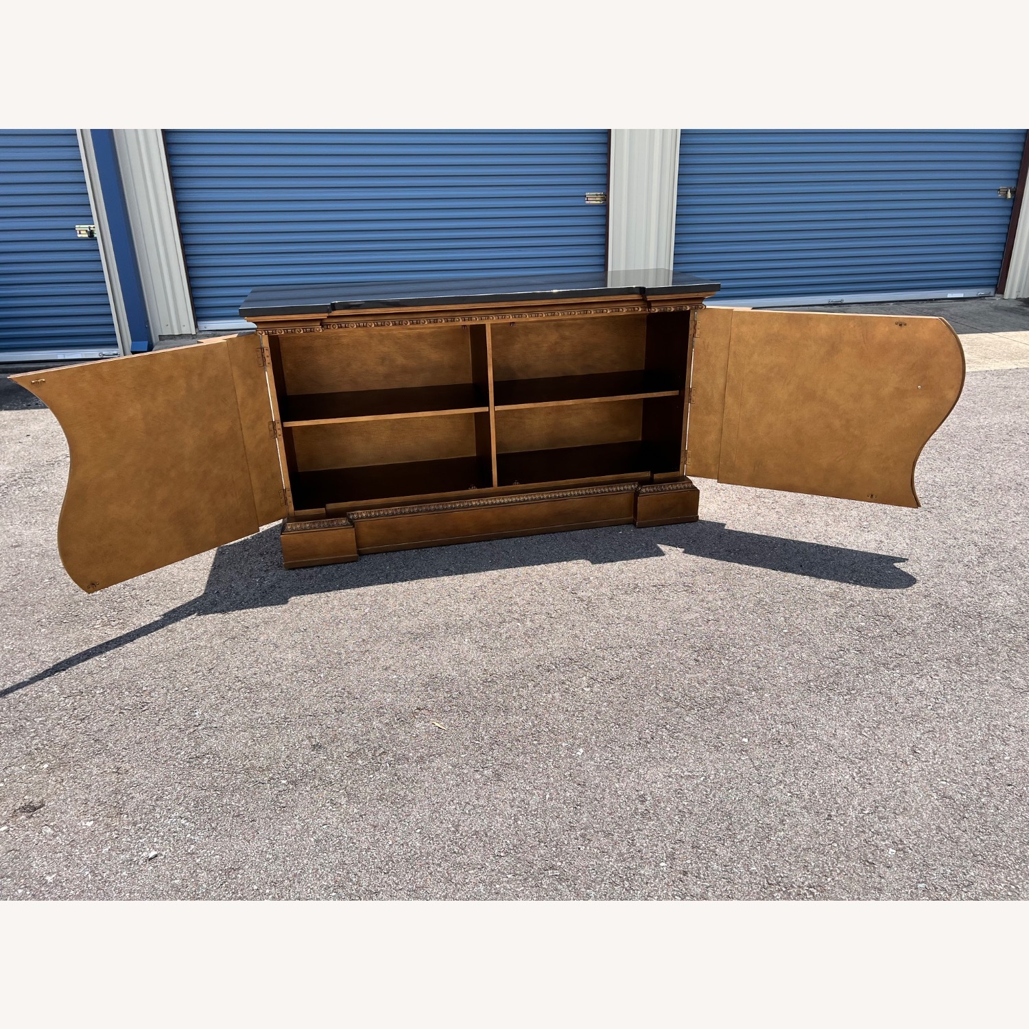 1990s Century Furniture Silk Roads Gilt Credenza  - image-3