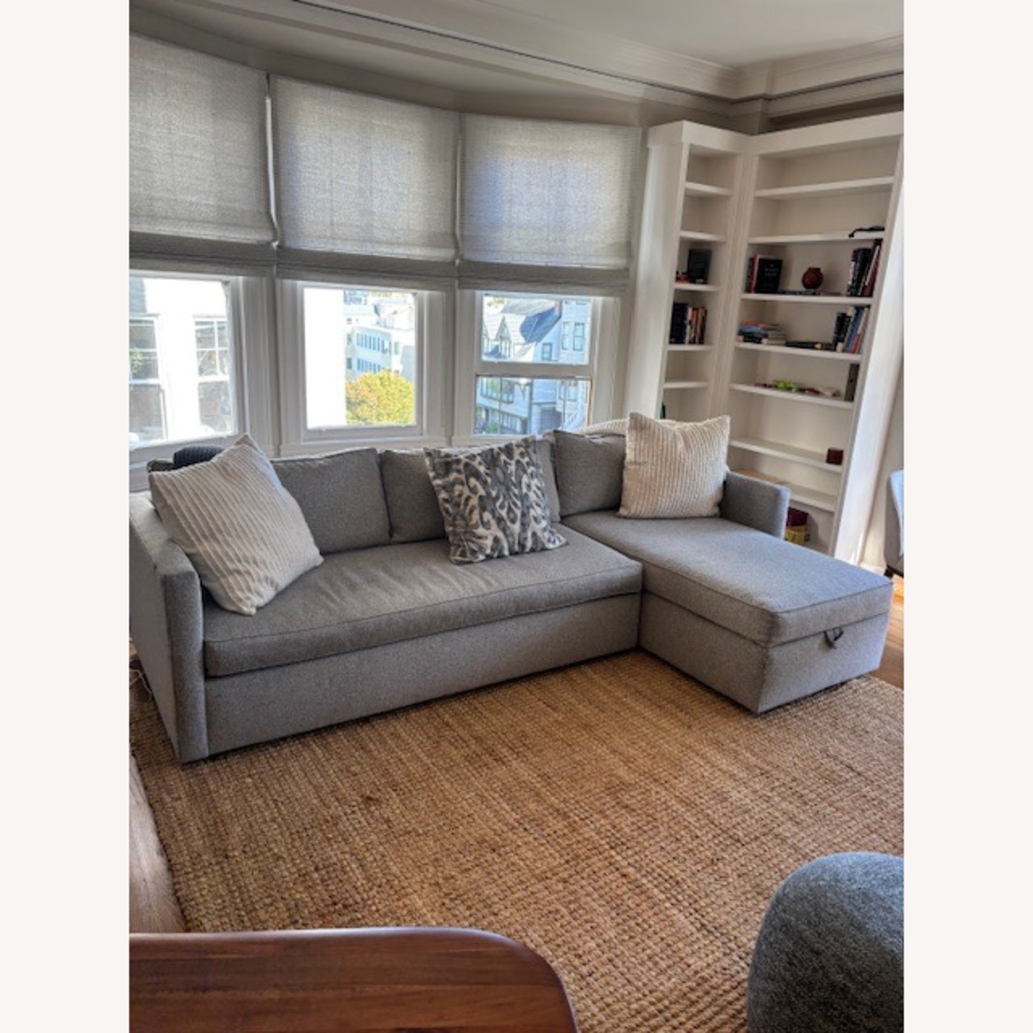 West Elm Harris 2-Piece Sleeper Sectional w Bumper Chaise - image-1