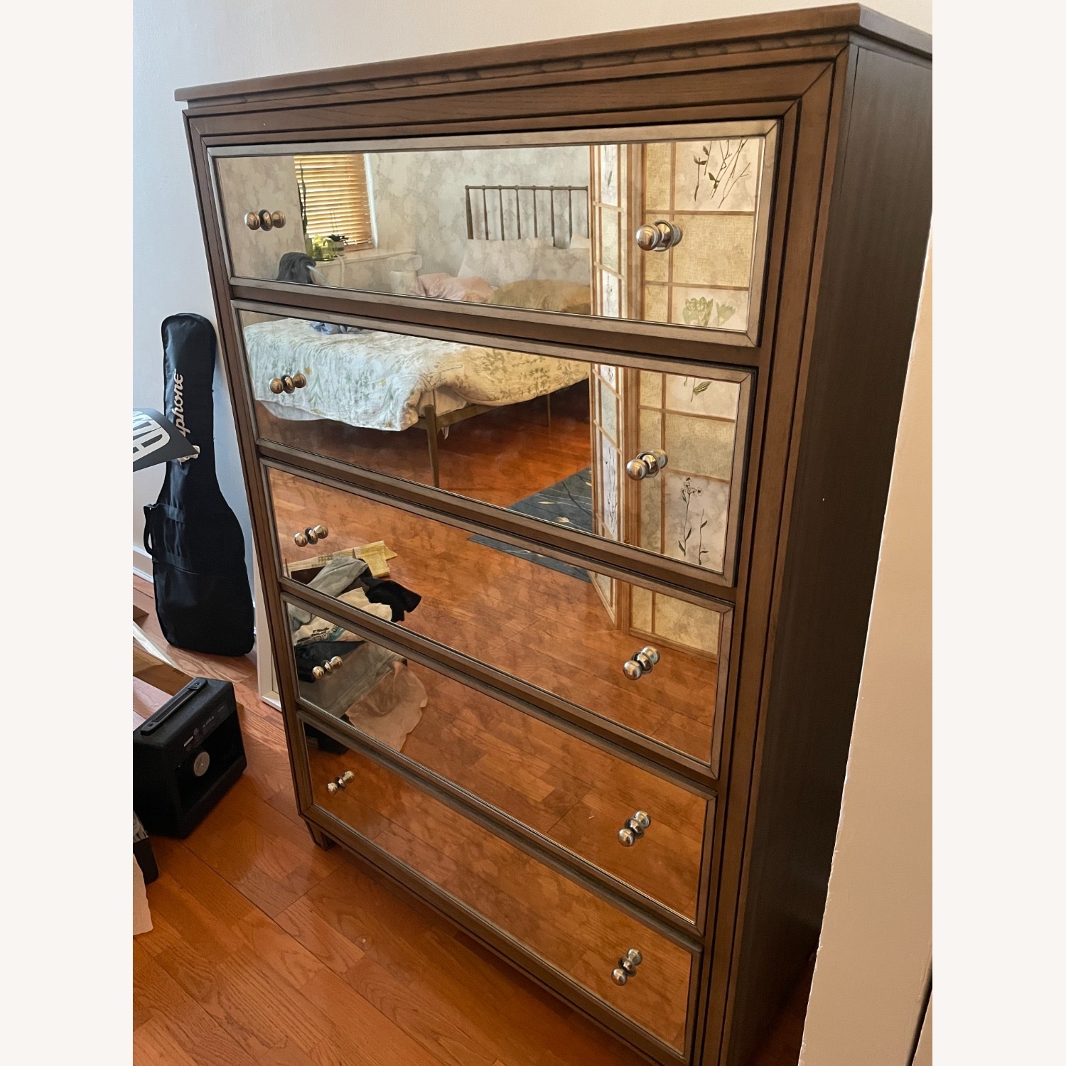 5-Drawer Mirrored Dresser - image-2
