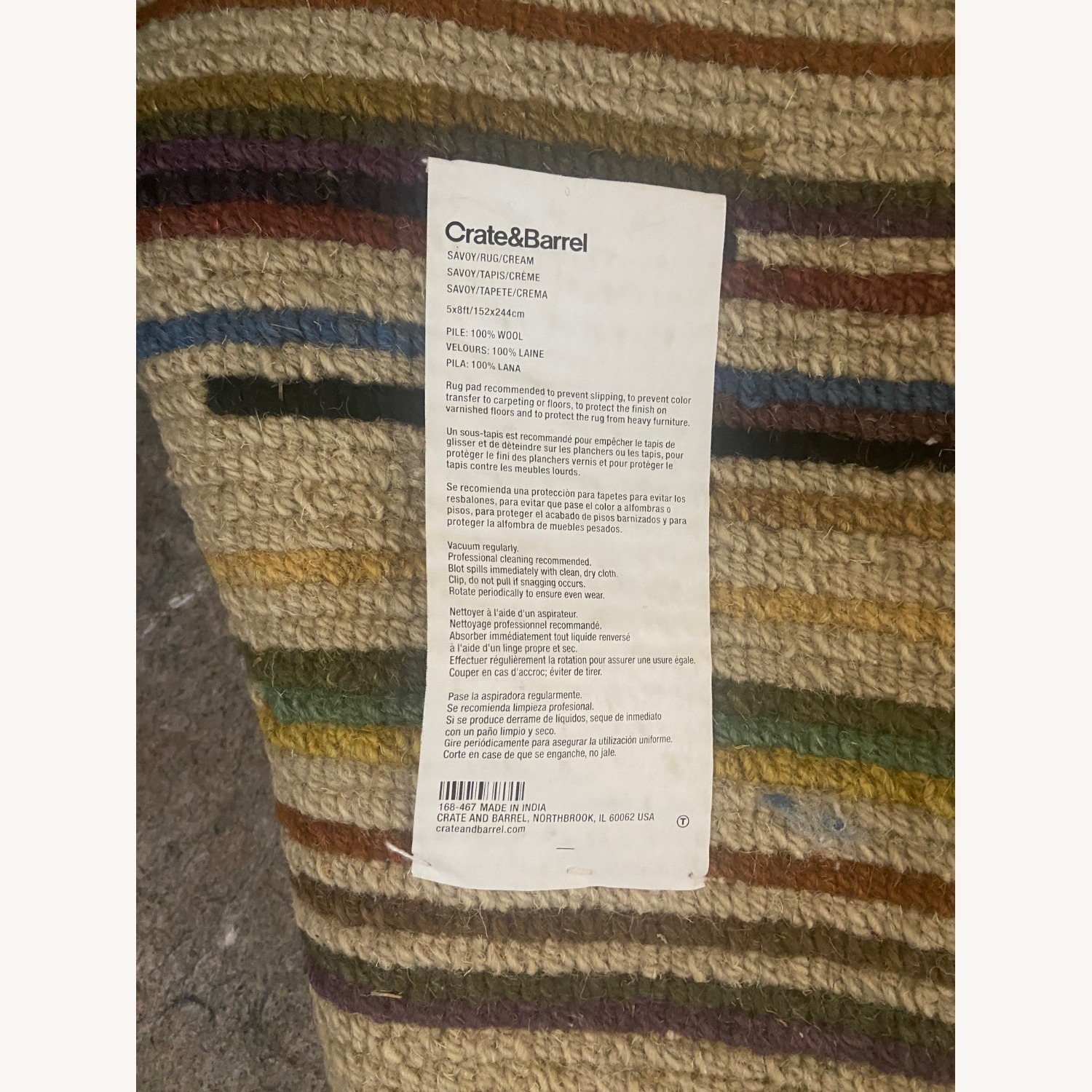 Crate & Barrel Savoy Rug - image-3