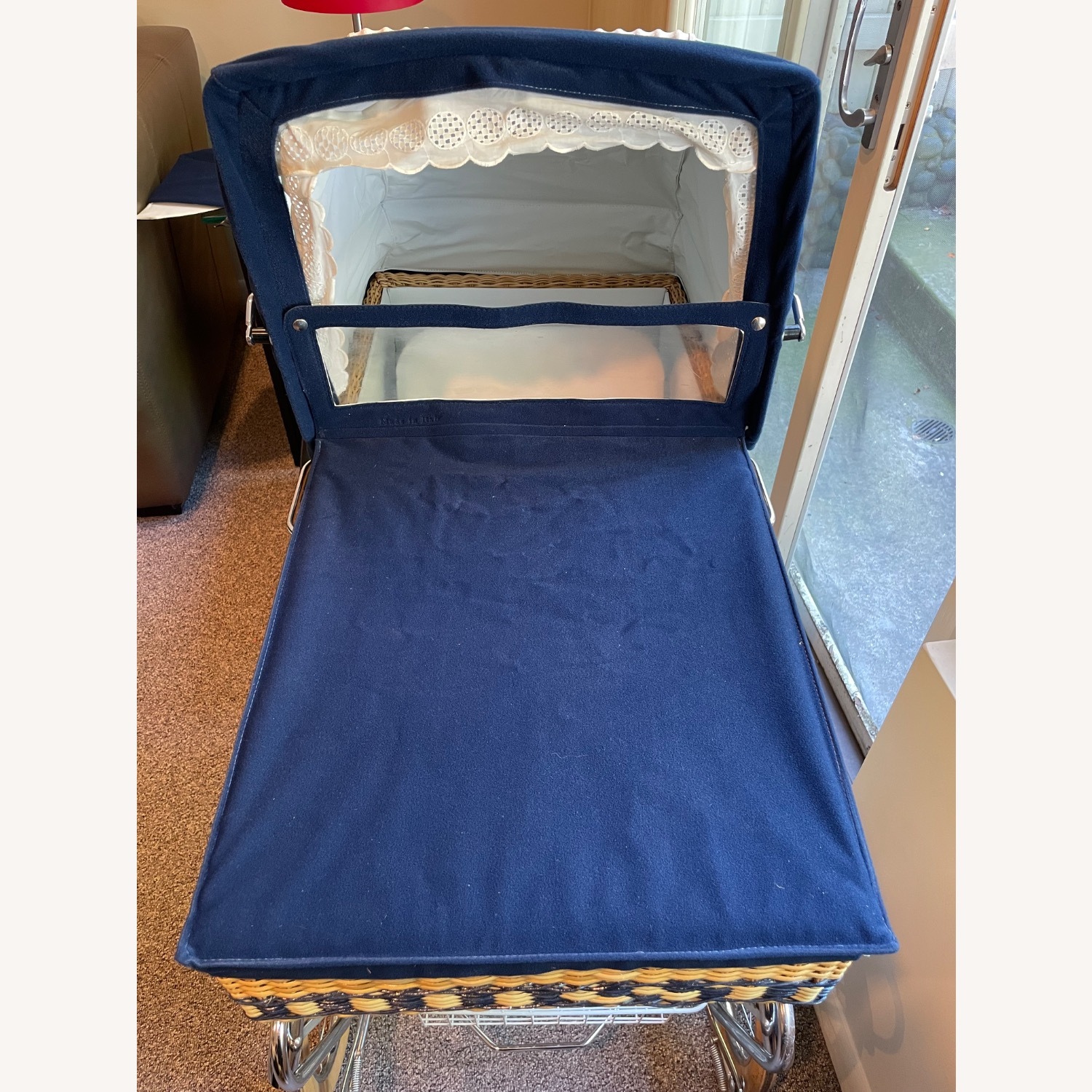 Vintage Perego Pram W Bassinet & Upright Seat - image-3
