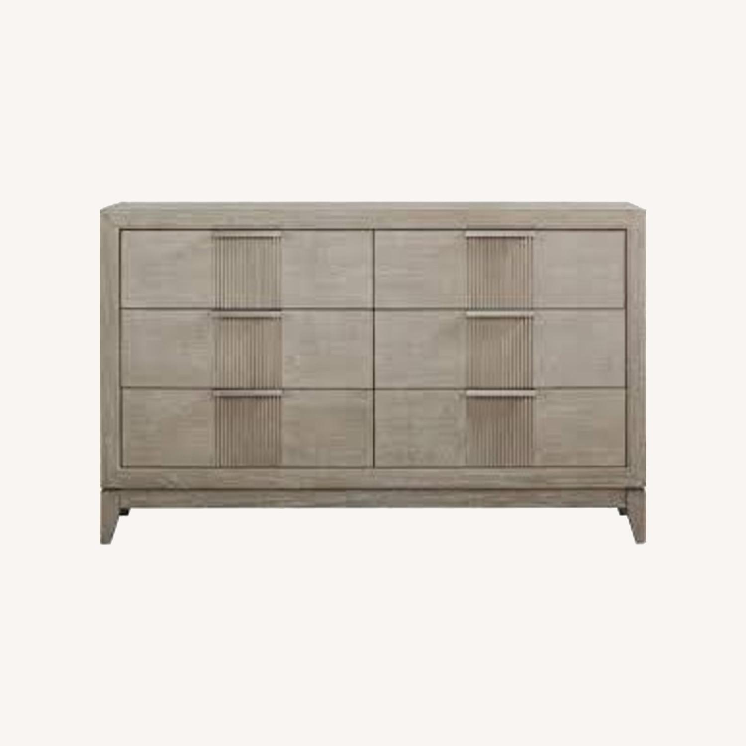 Rooms To Go Gray Wood Dresser Home Decor - image-0