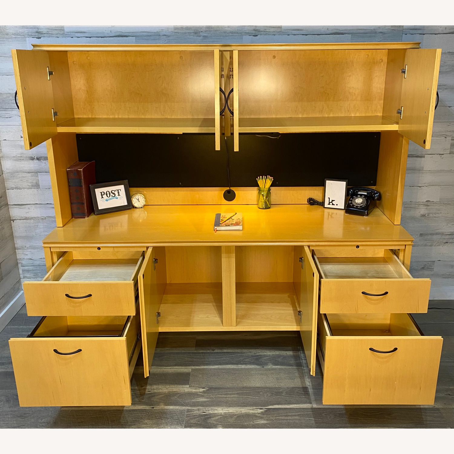 Modern “High Point” Office Desk System - image-8
