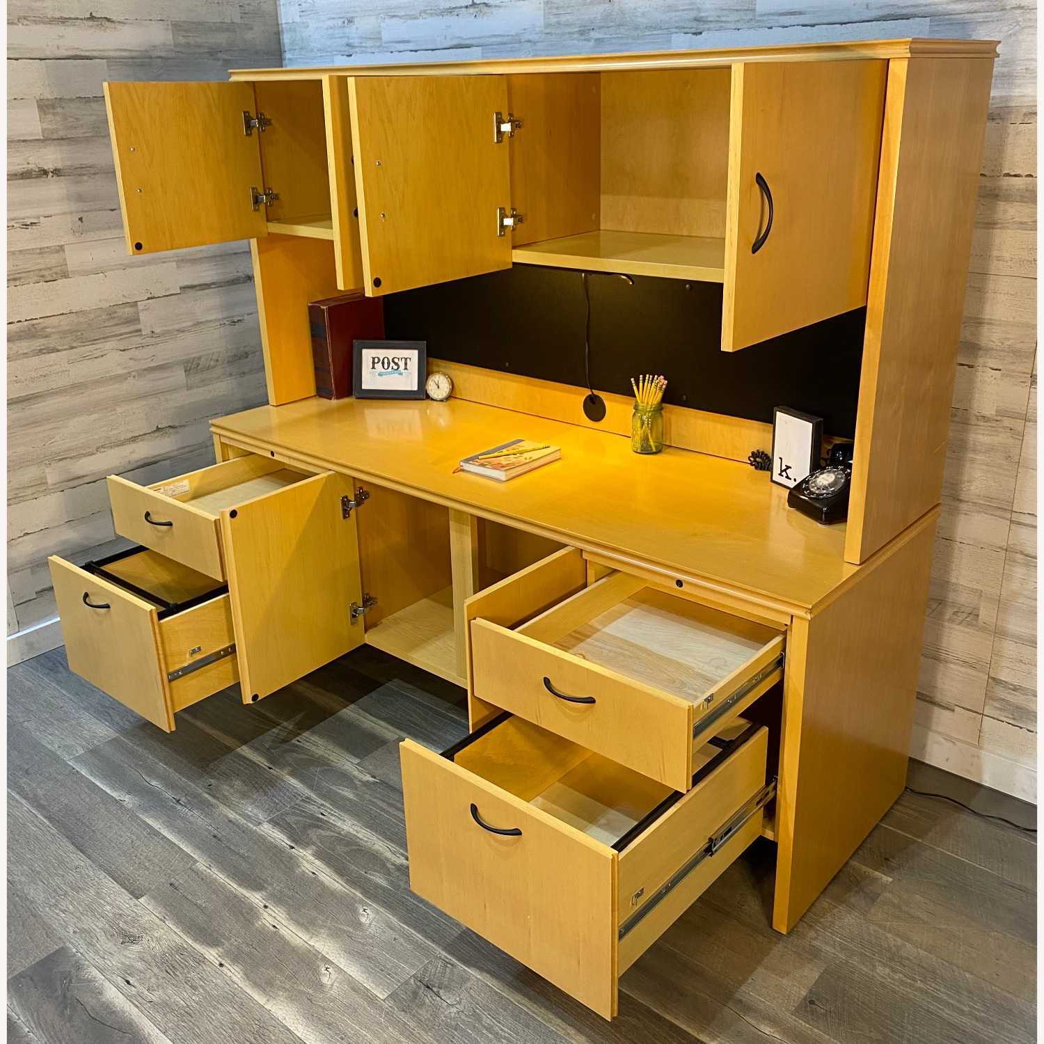 Modern “High Point” Office Desk System - image-5