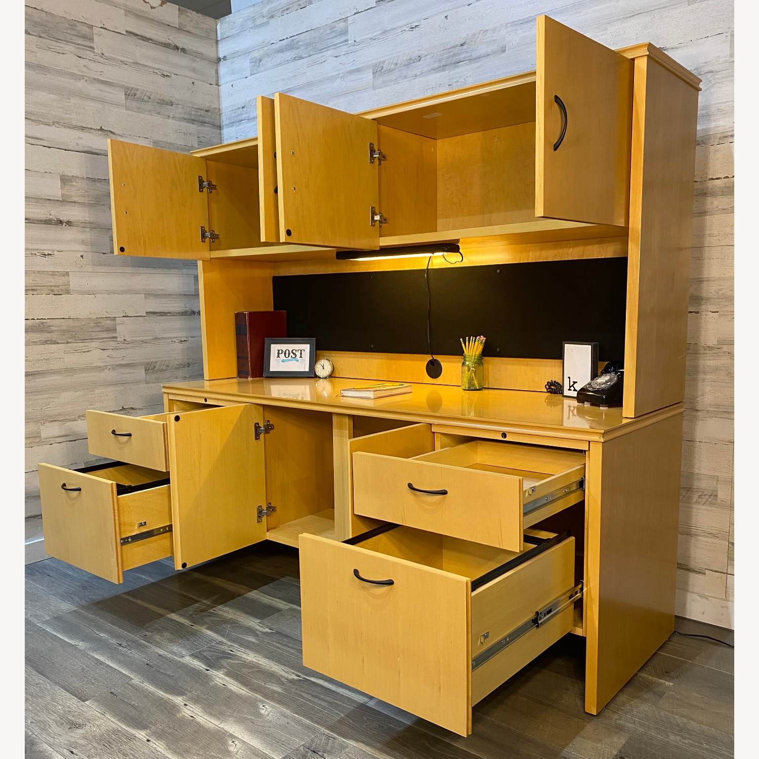 Modern “High Point” Office Desk System - image-6