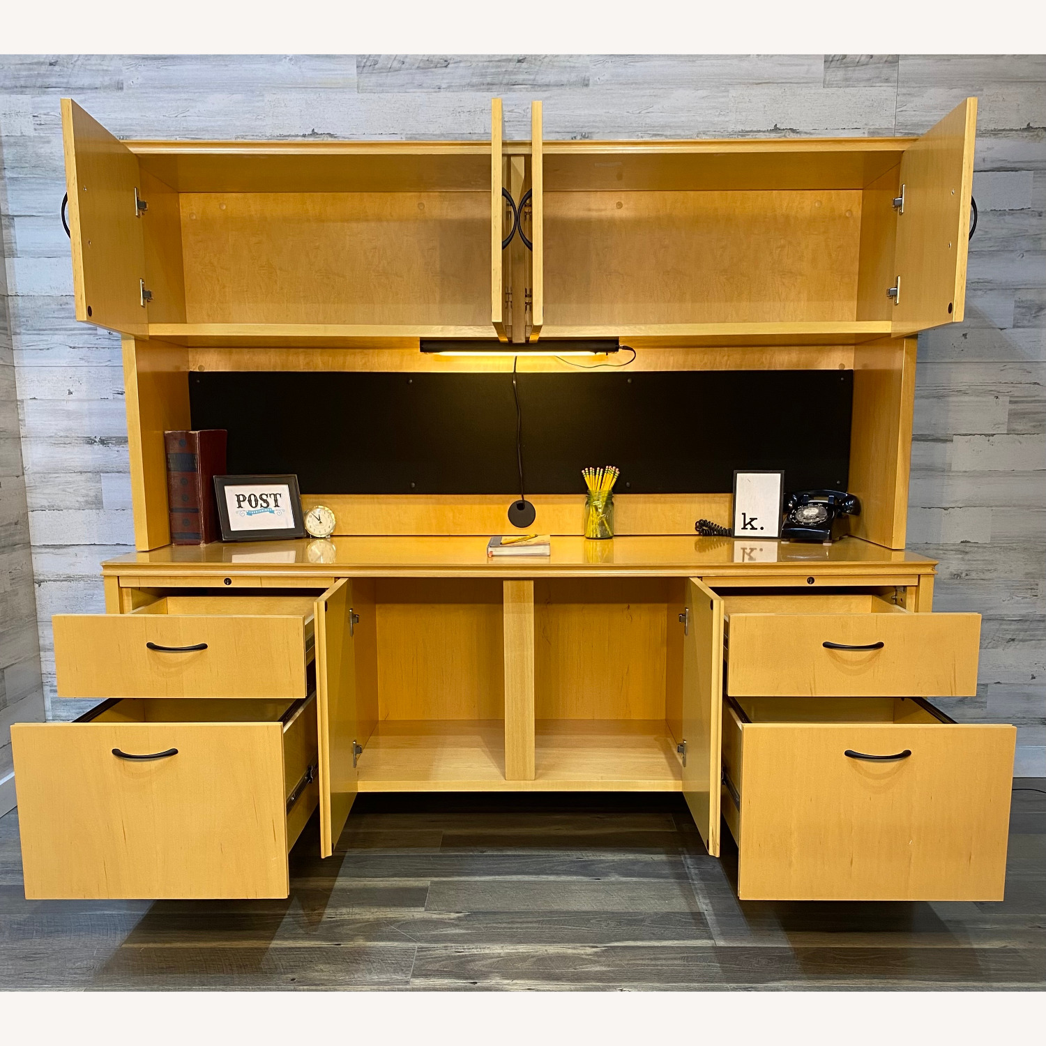Modern “High Point” Office Desk System - image-7