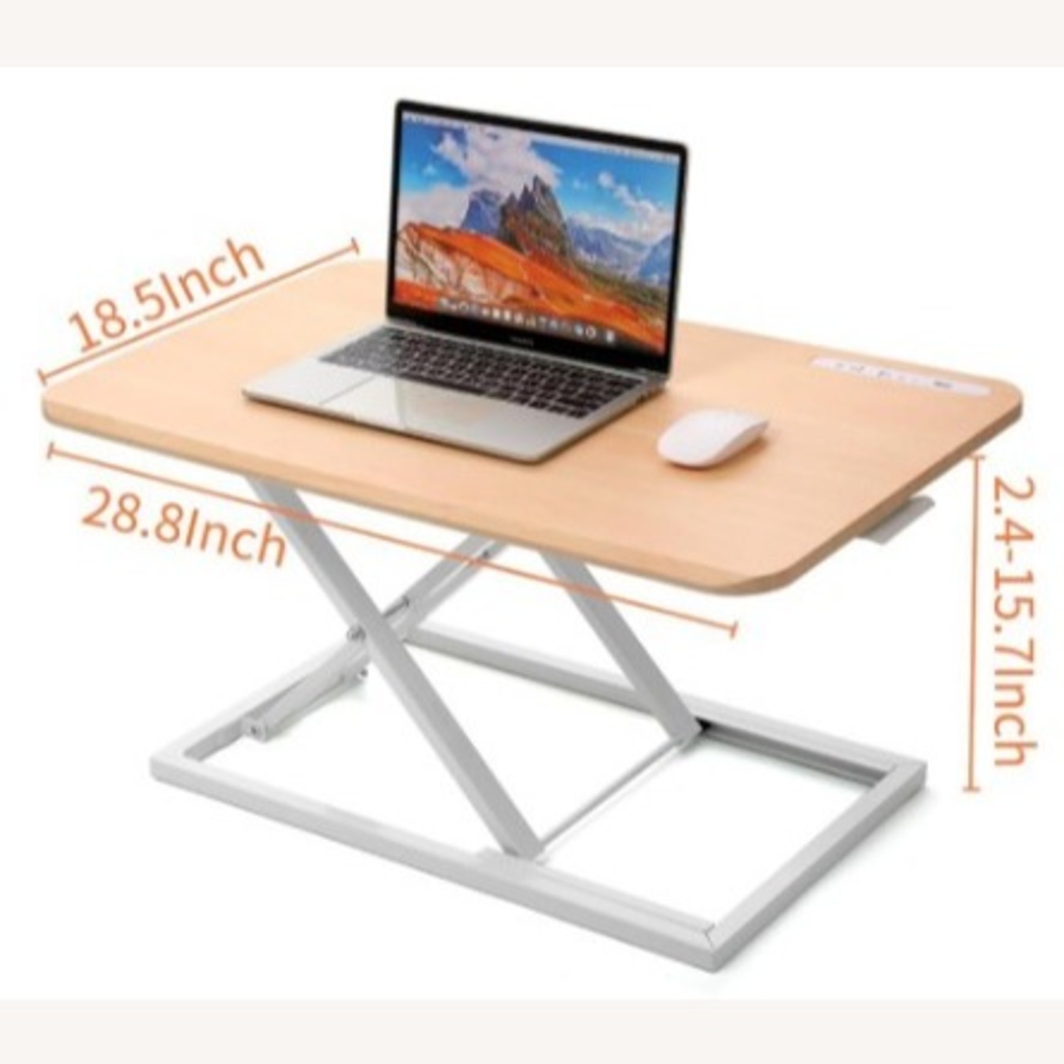 Amazon Stand up Desk Riser on The Table Wood - AptDeco