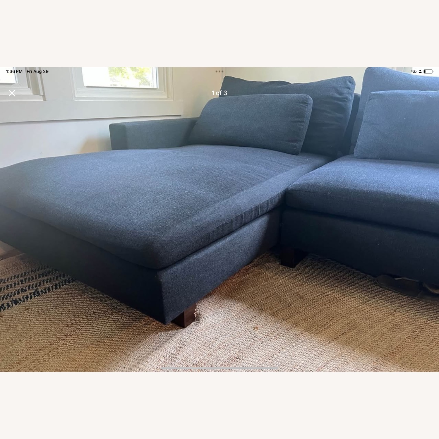 West Elm Harmony Couch - image-2