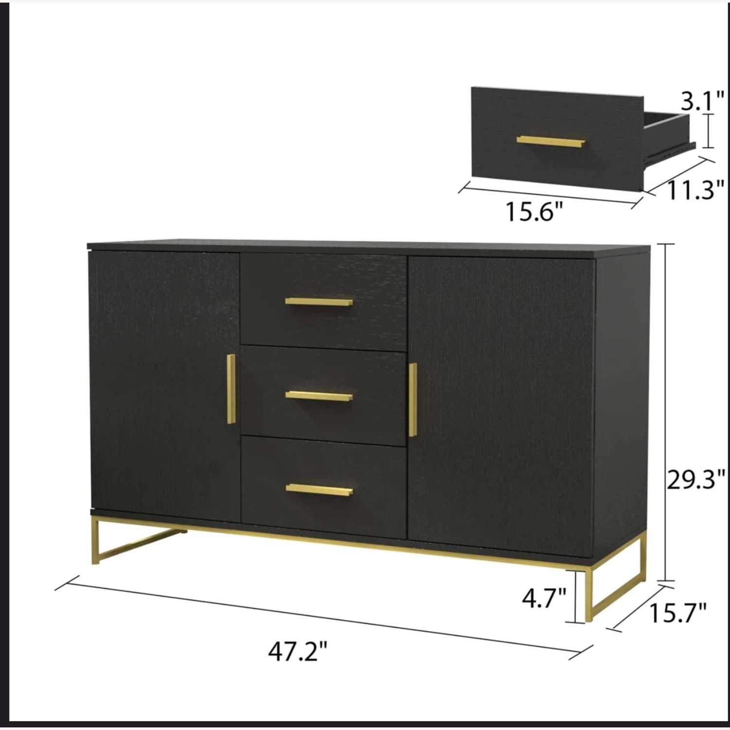 Wayfair Willa Arlo Cabinet 47.2'' - image-2