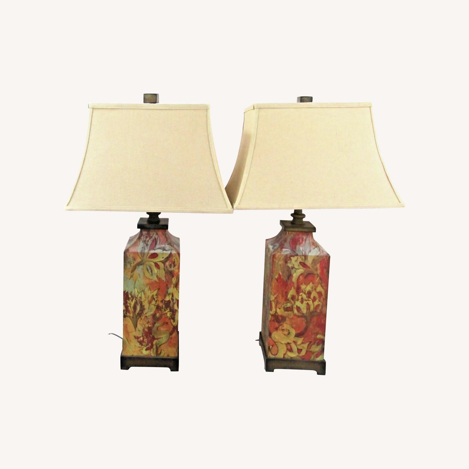 Uttermost Pair of Wade Logan Designer Table Lamps - image-0