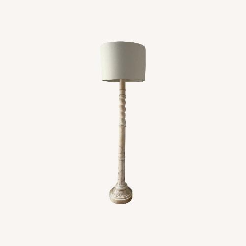 Used Mid 20 Century Marble Floor Lamp  for sale on AptDeco