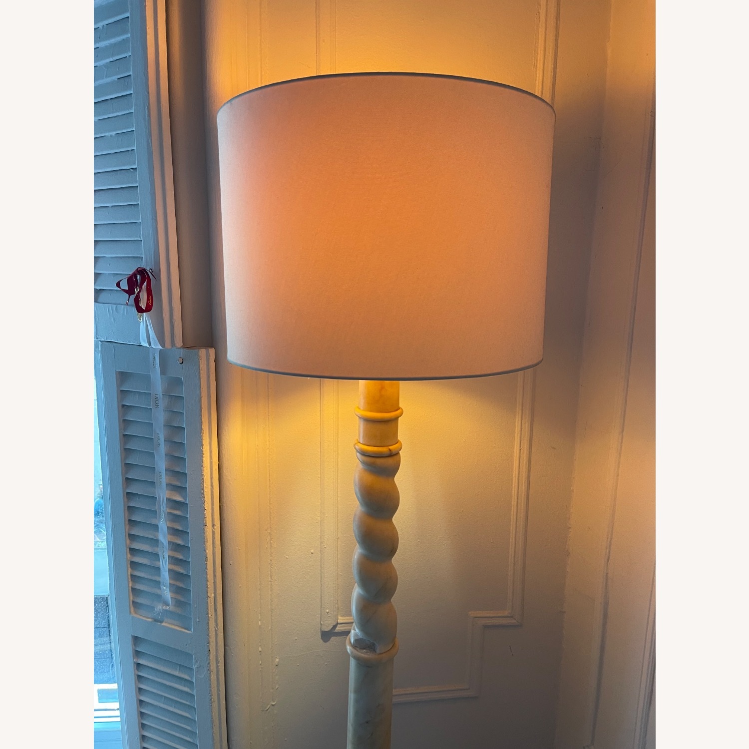 Mid 20 Century Marble Floor Lamp - image-5