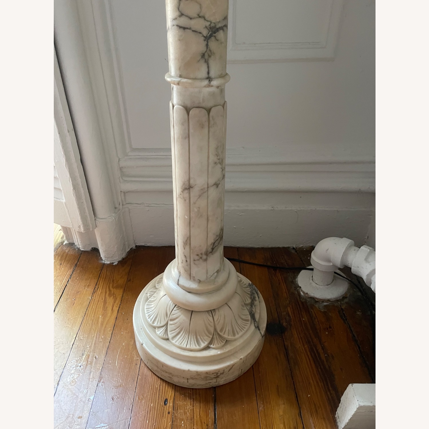 Mid 20 Century Marble Floor Lamp - image-2