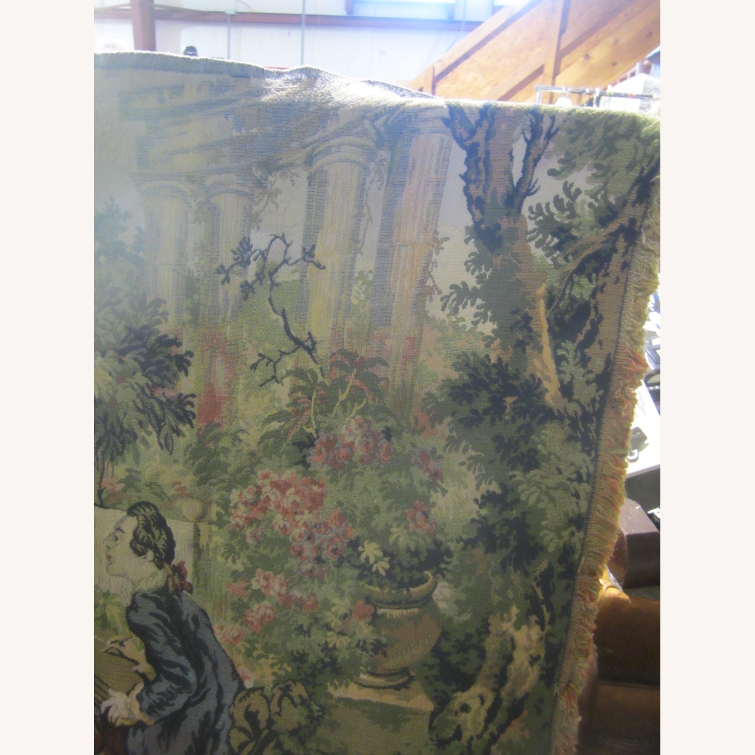VTG Colonial Themed Tapestry - image-3