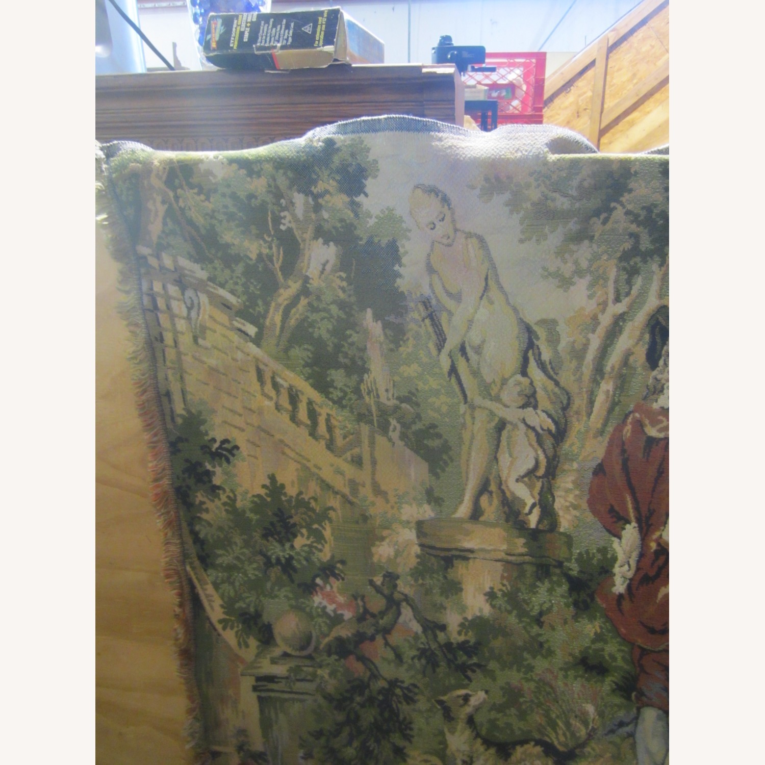VTG Colonial Themed Tapestry - image-6