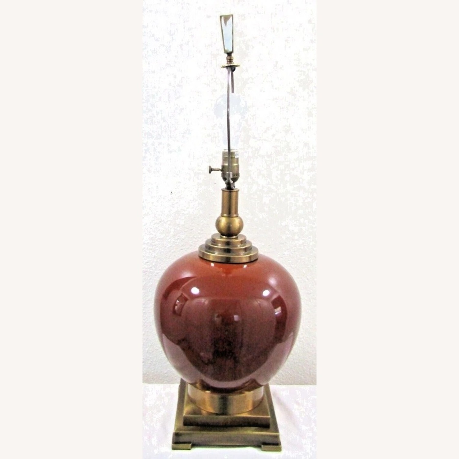 Uttermost Daviel Oxblood Red Pair of  Table Lamps - image-9