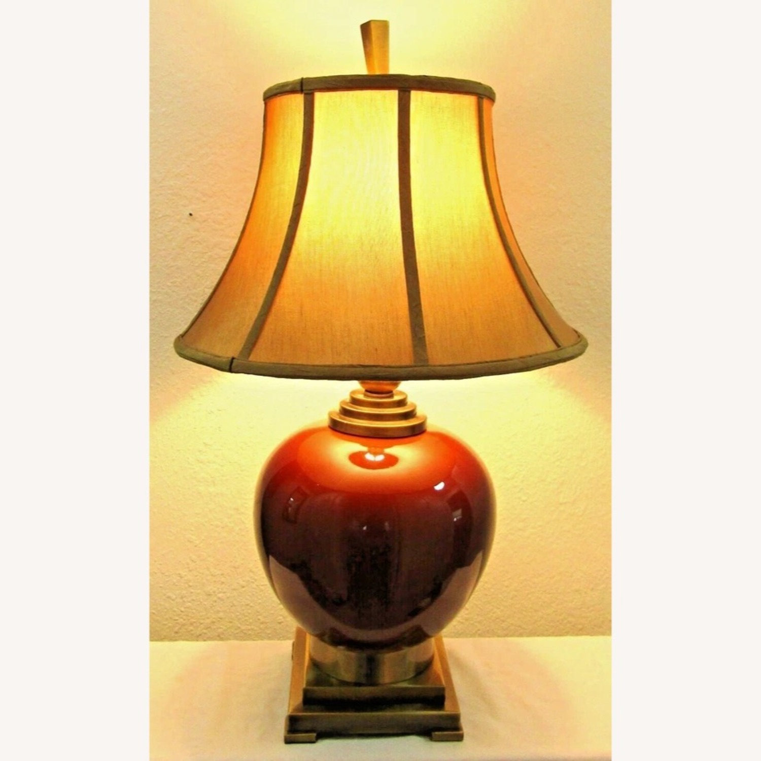 Uttermost Daviel Oxblood Red Pair of  Table Lamps - image-7