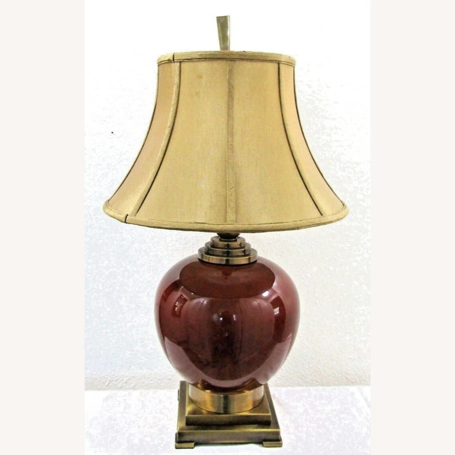 Uttermost Daviel Oxblood Red Pair of  Table Lamps - image-4